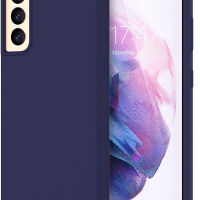 Tamsiai mėlynas dėklas Samsung Galaxy S21 FE x-level dynamic ant telefono