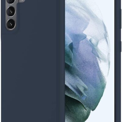 Tamsiai mėlynas dėklas Samsung Galaxy S21 Plus Mercury Soft su matiniu paviršiumi ir tiksliais išpjovomis kamerai ir mygtukams