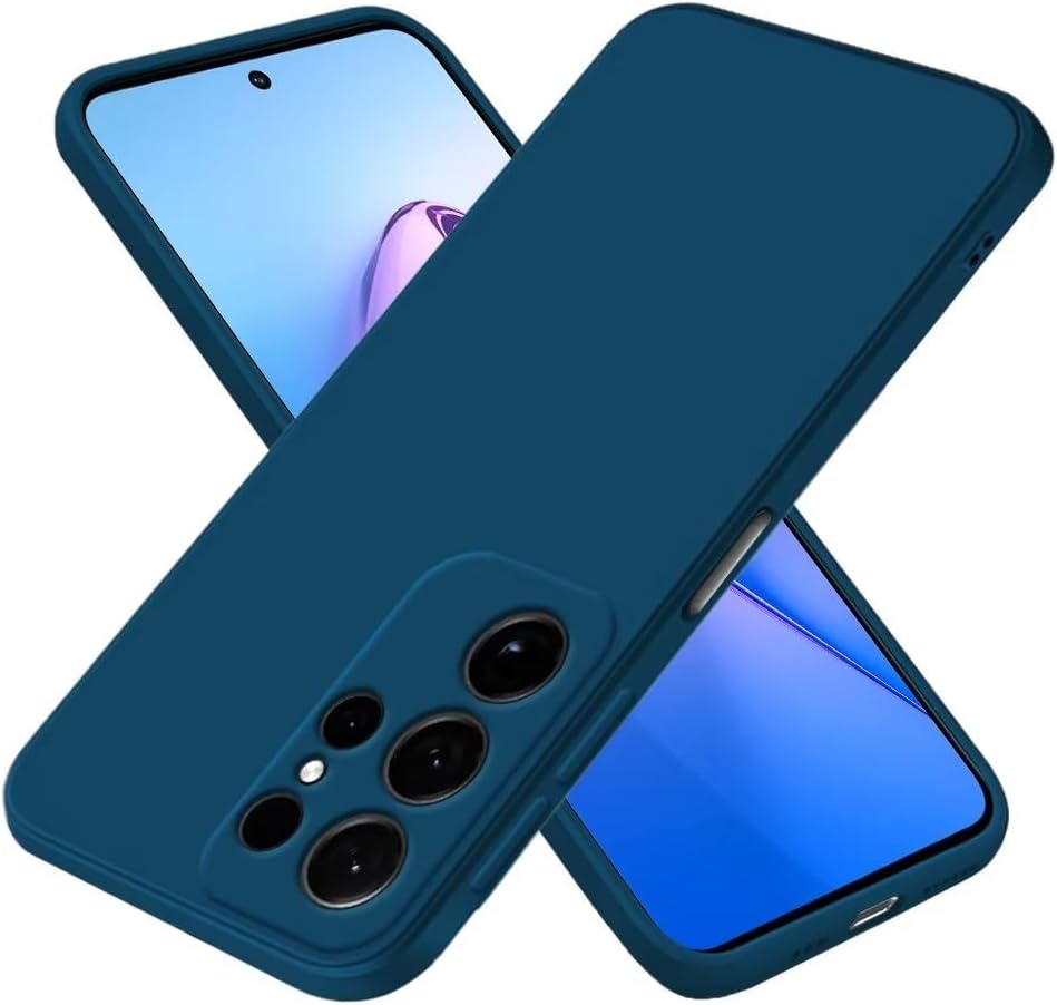 Tamsiai mėlynas dėklas Samsung Galaxy S928 S24 Ultra Liquid Silicone 1.5mm Tamsiai mėlynas dėklas Samsung Galaxy S928 S24 Ultra Liquid Silicone 1.5mm su matiniu paviršiumi ir tiksliais išpjovomis kamerai.