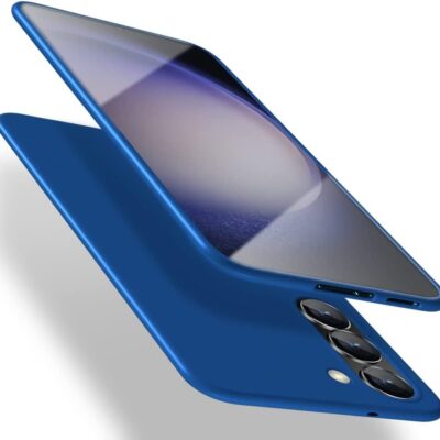 Tamsiai mėlynas dėklas Samsung Galaxy S931 S25 X-level Guardian aplink telefoną su kameros išpjova