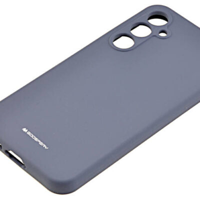 Tamsiai mėlynas silikoninis dėklas Samsung S711 S23 FE su kamerų angomis