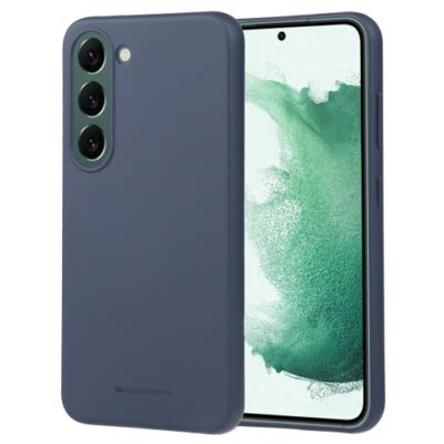 Tamsiai mėlynas dėklas Samsung S721 S24 FE Mercury Soft su matiniu paviršiumi