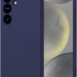 Tamsiai mėlynas dėklas Samsung S721 S24 FE X-level Guardian telefonui, su apsauga aplink kamerą ir mygtukus