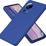 Tamsiai melynas dekla Xiaomi 13 Lite X-level Dynamic su matiniu pavirsiumi ir kameros islaikymu