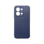 Tamsiai mėlynas dėklas Xiaomi Redmi 15C 4G Liquid Silicone 1.5mm su kamera apsaugos išpjova