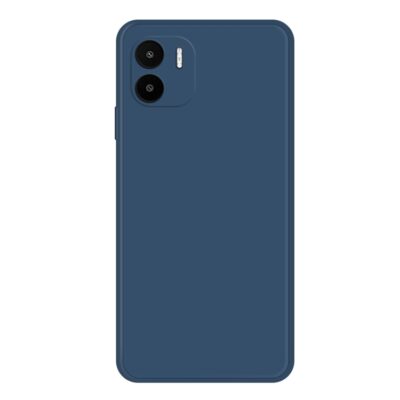 Tamsiai mėlynas dėklas Xiaomi Redmi A1 Redmi A2 Liquid Silicone 1.5mm telefono galinei daliai