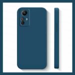 Tamsiai mėlynas dėklas Xiaomi Redmi Note 12S X-level Dynamic su trimis fotoaparato objektyvais ir šoniniu mygtuku