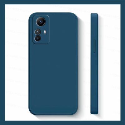 Tamsiai mėlynas dėklas Xiaomi Redmi Note 12S X-level Dynamic su trimis fotoaparato objektyvais ir šoniniu mygtuku