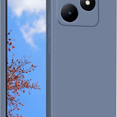 Tamsiai mėlynas dėklas Xiaomi Redmi Note 14 4G Liquid Silicone 1.5mm su mažu fotoaparato išpjova