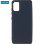 Tamsiai mėlynos spalvos dėklas Samsung Galaxy A515 A51 X-level Dynamic su kameros anga