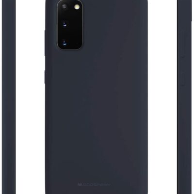 Tamsiai mėlynos spalvos dėklas Samsung Galaxy G981 S20 Mercury Silicone matinės silikoninės medžiagos