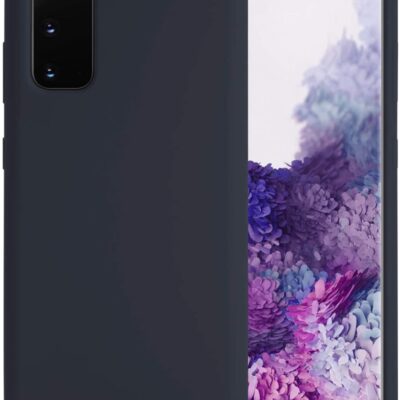 Tamsiai mėlynos spalvos dėklas Samsung Galaxy G981 S20 Mercury Silicone su matiniu paviršiumi