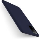 Tamsiai mėlynos spalvos dėklas Samsung Galaxy G981 S20 X-level Dynamic matomas nuo galinės pusės su kamera