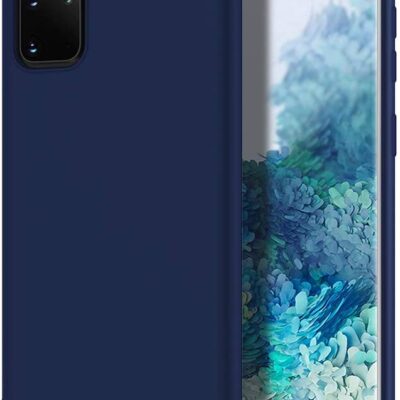 Tamsiai mėlynos spalvos dėklas Samsung Galaxy G986 S20 Plus X-level Dynamic matomas iš priekio ir galo