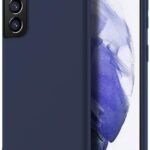 Tamsiai mėlynos spalvos dėklas Samsung Galaxy S21 X-level Dynamic su matiniu paviršiumi