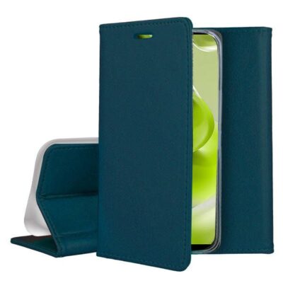 Tamsiai zalias atverciamas dekla Samsung S711 S23 FE Smart Magnetic su isorine apsauga