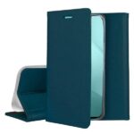 Tamsiai žalias atverčiamas dėklas Xiaomi Poco X4 Pro 5G su magnetiniu užsegimu