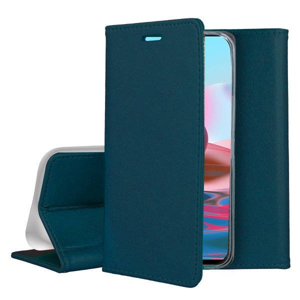 Tamsiai žalias atverčiamas dėklas Xiaomi Redmi Note 10 / Redmi Note 10S Smart Magnetic tamsiai zalias atverciamas deklas xiaomi redmi note 10 redmi note 10s smart magnetic is vidaus ir isore
