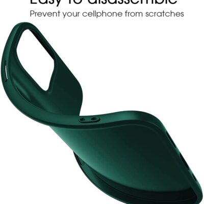 Tamsiai žalias dėklas Apple Iphone 13 Pro X-level Guardian ant baltos fono