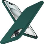 Tamsiai žalias dėklas Apple iPhone 15 Plus X-level Guardian iš dviejų pusių su matomomis kameros ir mygtukų angomis