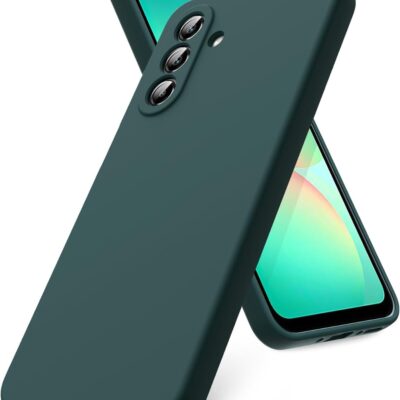 Tamsiai zalias deklas Samsung A266 A26 5G Mercury Silicone silikono medziagos