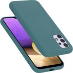 Tamsiai žalias dėklas Samsung A336 A33 5G Mercury Silicone telefonui su matine tekstūra ir užapvalintais kampais