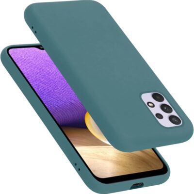 Tamsiai žalias dėklas Samsung A336 A33 5G Mercury Silicone telefonui su matine tekstūra ir užapvalintais kampais