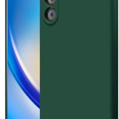 Tamsiai zalias deklas Samsung Galaxy A546 A54 5G Mercury Silicone su kameru apsauga