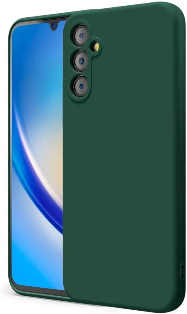 Tamsiai zalias deklas Samsung Galaxy A546 A54 5G Mercury Silicone Tamsiai zalias deklas Samsung Galaxy A546 A54 5G Mercury Silicone su kameru apsauga