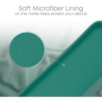 Tamsiai zalias deklas Samsung Galaxy S22 Mercury Silicone su mikropluošto pamušalu