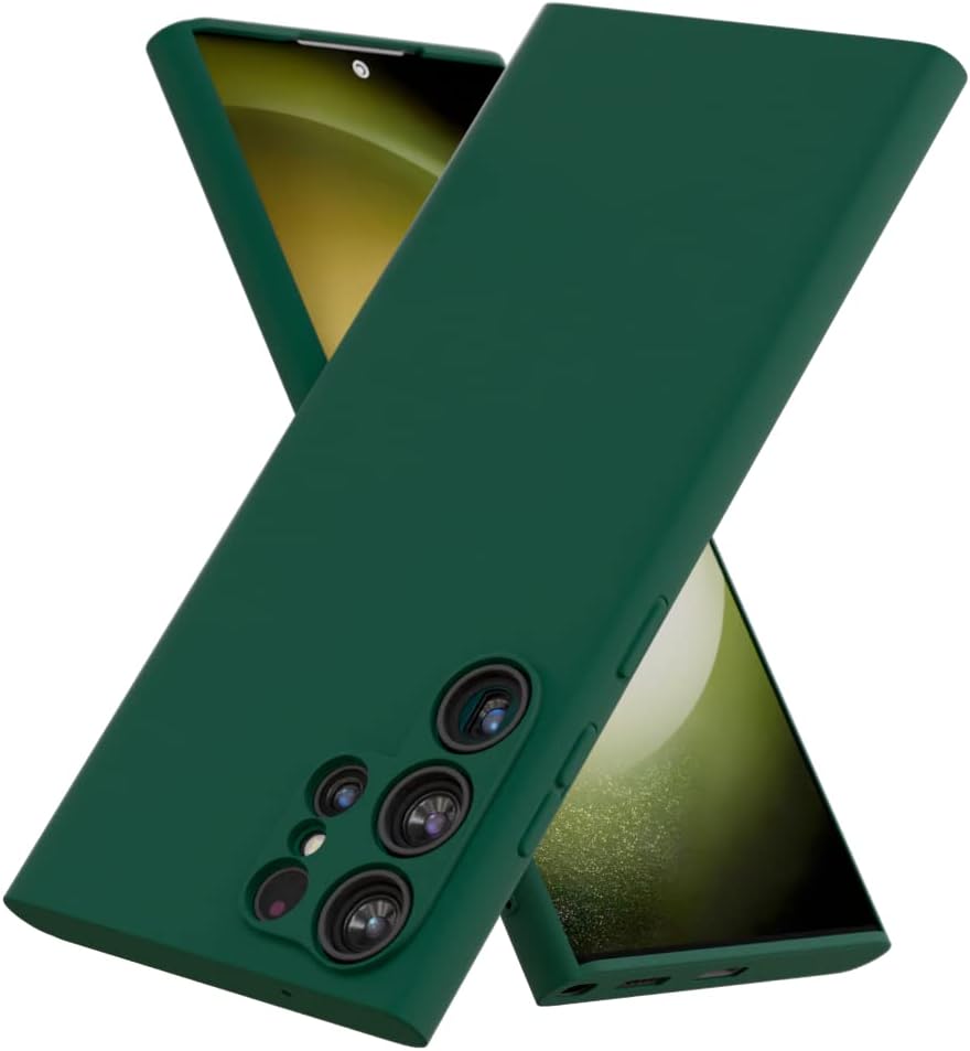 Tamsiai zalias deklas Samsung Galaxy S918 S23 Ultra 5G X-level Dynamic Tamsiai zalias deklas Samsung Galaxy S918 S23 Ultra 5G X-level Dynamic su apsauga kamerai ir ekranui