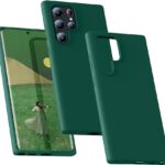 Tamsiai zalias deklas Samsung Galaxy S918 S23 Ultra 5G X-level Guardian matomas is keliu kampu