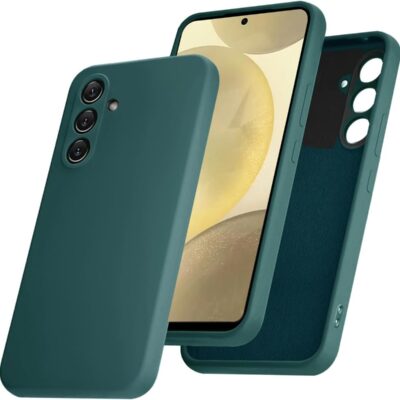 Tamsiai žalias dėklas Samsung Galaxy S936 S25 Plus Mercury Silicone silikoninis medžiagos