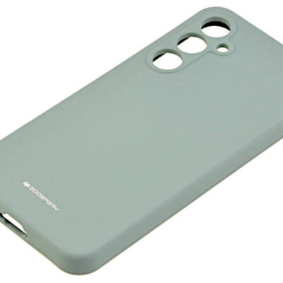 Tamsiai žalias dėklas Samsung S711 S23 FE Mercury Silicone su skylutėmis kamerai