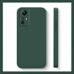 Tamsiai žalias dėklas Xiaomi Redmi Note 12S X-level Dynamic su aukšta apsauga kameros moduliui