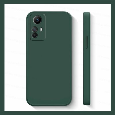 Tamsiai žalias dėklas Xiaomi Redmi Note 12S X-level Dynamic su aukšta apsauga kameros moduliui