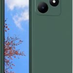 Tamsiai žalias dėklas Xiaomi Redmi Note 14 4G X-level Guardian, apsaugantis galinę telefono dalį.