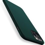 Tamsiai žalios spalvos dėklas Apple iPhone 12 12 Pro X-level Dynamic su apsauga kamerai