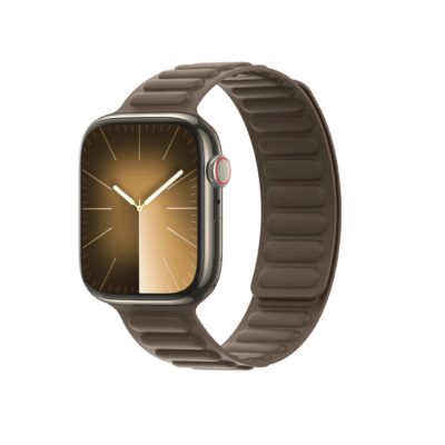 Taupe apyrankė Dux Ducis BL Series Apple Watch 38 40 41mm, rudos spalvos su iškilimais