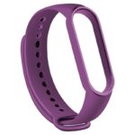 Violetinė apyrankė Xiaomi Mi Band 3 / 4 su reguliuojamais skylelėmis