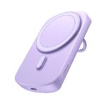 Violetinė išorinė baterija Power Bank Joyroom JR-W030 su magnetine belaidžio įkrovimo dalimi
