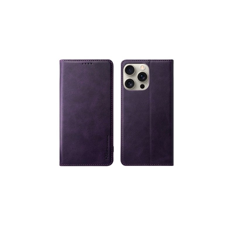 Violetinis atverčiamas dėklas Samsung A515 A51 HDD Magnetic Wallet Violetinis atverčiamas dėklas Samsung A515 A51 HDD Magnetic Wallet iš skirtingų pusių