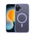 Violetinis dėklas Apple iPhone 17 Dux Ducis Yind su apsauga aplink kameras ir magnetiniu žiedu