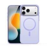 Violetinis dėklas Apple iphone 17 Pro Dux Ducis Yind su apsauga kameros sričiai ir magnetiniu žiedu