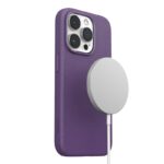 Violetinis dėklas Joyroom JR-BP006 Magnetic Apple iPhone 15 su magnetiniu įkrovikliu