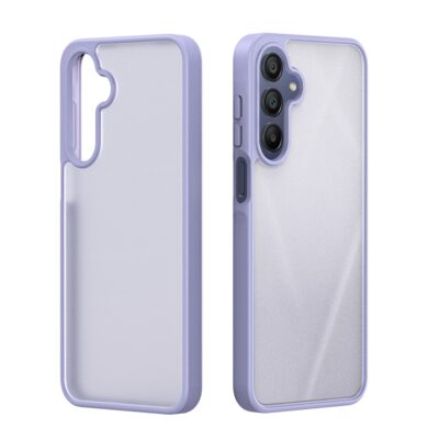 Violetinis dėklas Samsung A175 A17 4G / A176 A17 5G Dux Ducis Yind su matinio tampraus plastiko nugarėle ir apsaugotomis telefono kraštinėmis