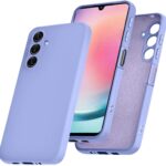 Violetinis dėklas Samsung Galaxy A245 A24 4G / A246 A24 5G X-level Dynamic su išpjovomis kameroms ir mygtukams
