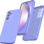 Violetinis dėklas Samsung Galaxy A346 A34 5G X-level Dynamic su apsauga kameroms ir švelniu vidumi