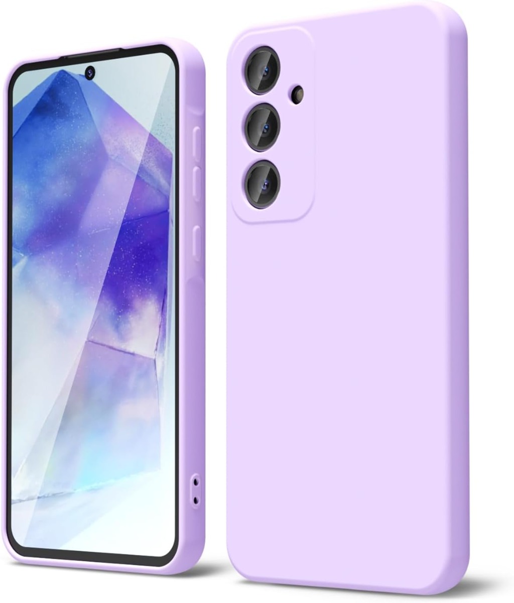 Violetinis dėklas Samsung Galaxy A566 A56 5G X-level Dynamic Violetinis dėklas Samsung Galaxy A566 A56 5G X-level Dynamic su matomu telefono ekranu ir kamerų apdaila