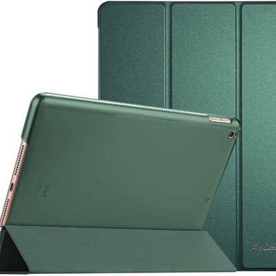 Zalias deklas Apple iPad 10.2 2020 iPad 10.2 2019 Smart Soft apsauga plansetei tamsiai zalia spalva